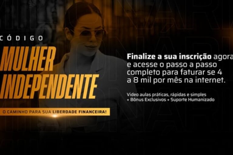 “Transforme Sua Vida com o Código Mulher Independente de Suelen Mello”