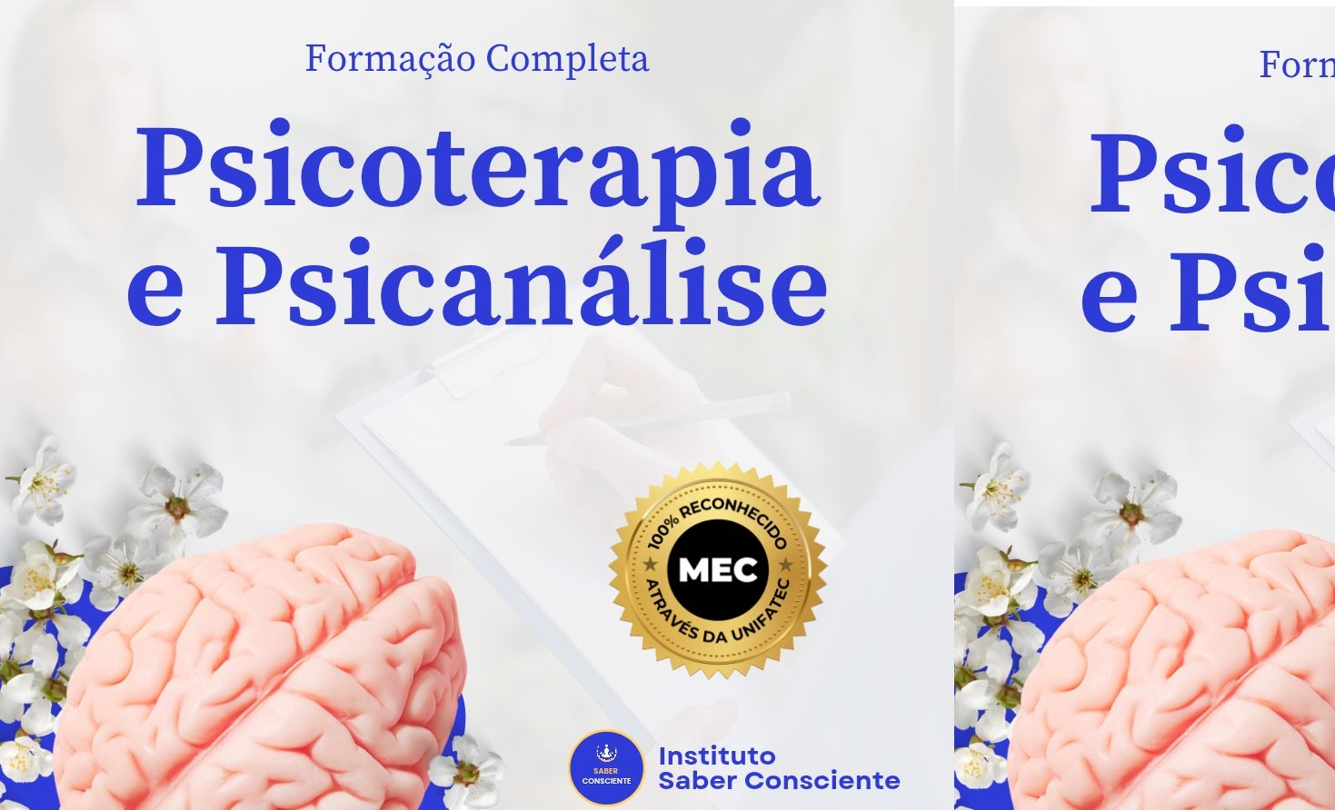 Curso de Psicoterapia e Psicanálise Clínica: Capacitação Profunda para Terapapeutas Ambiciosos CURSOSS