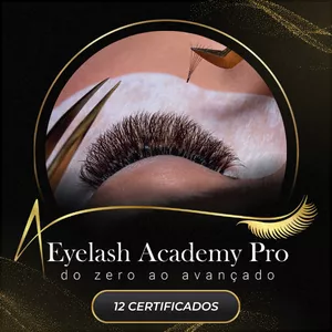 Curso de Extensão de Cílios Completo – Eyelash Academy Pro por WebHoje Cursos Online