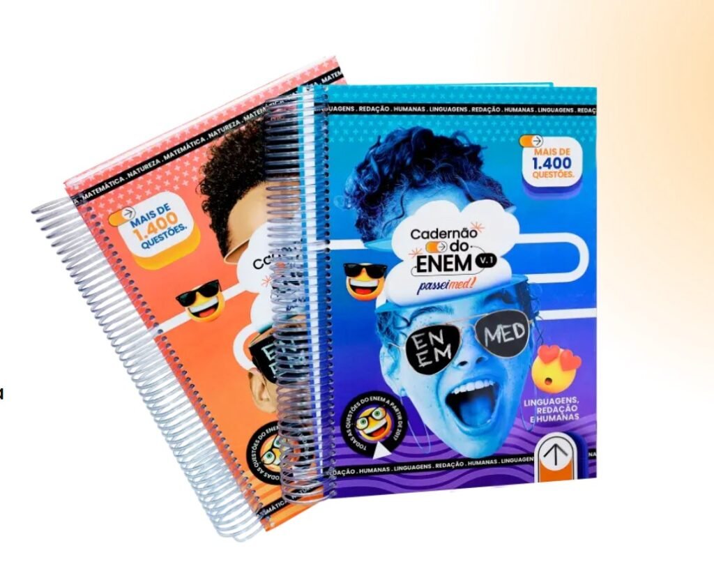 ✅ Quem criou o 2 Cadernões ENEM PasseiMED? CURSOSS