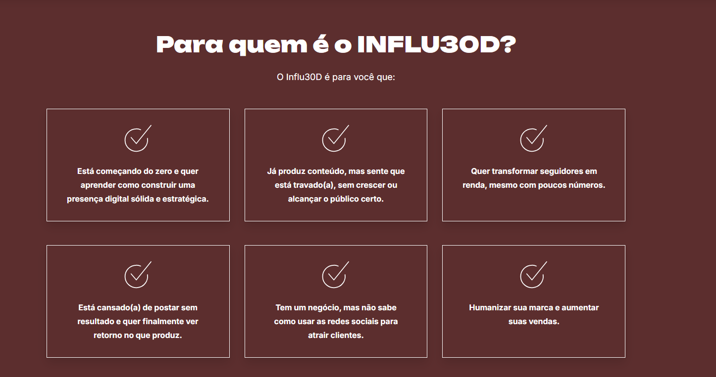 “Influ30D VIP: Mentoria Premium de Giovanna Quercia” CURSOSS
