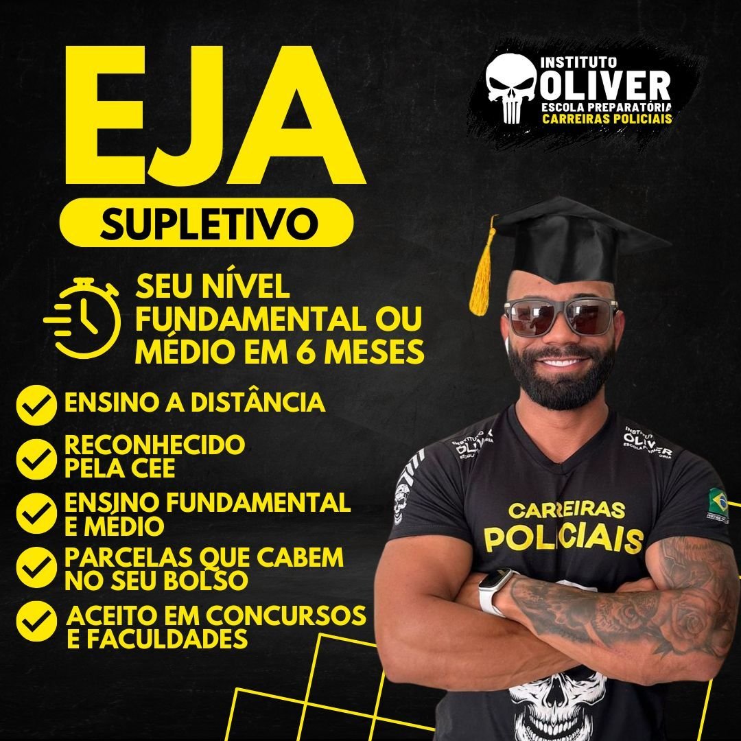 Curso EJA Supletivo Instituto Óliver: Guia Completo para Conquistar Seu Diploma em 6 Meses CURSOSS