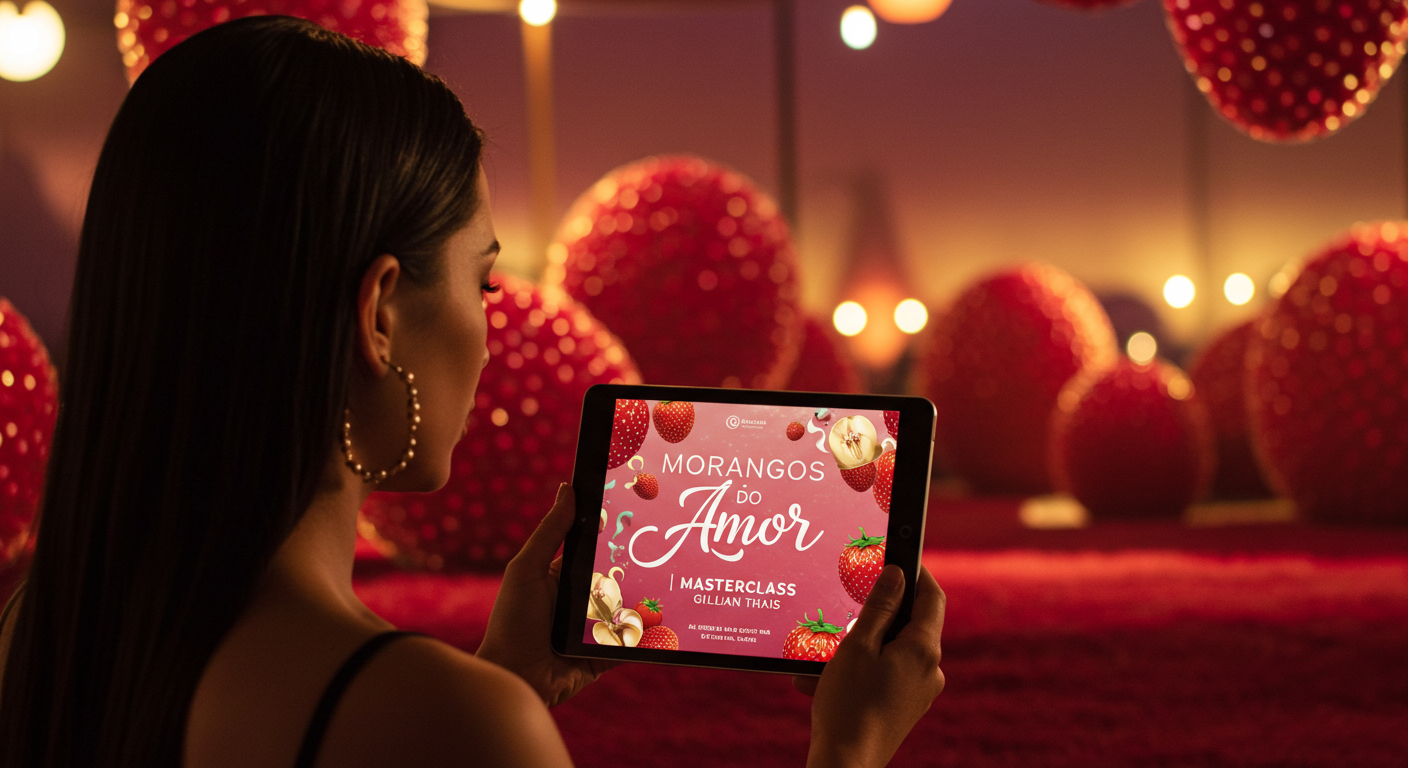 Curso Morango do Amor Gillian Thais Receita e Técnica Passo a Passo CURSOSS