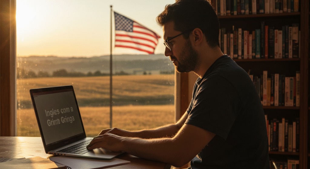 Inglês com a Gringa é bom

