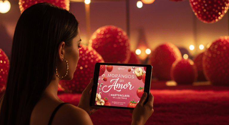 Curso Morango do Amor Gillian Thais Receita e Técnica Passo a Passo
