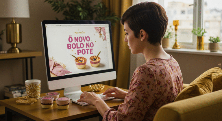 O Novo Bolo no Pote: Domine Caldas Longas e Transforme sua Confeitaria com Marrara Bortoloti