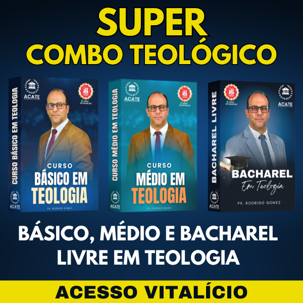 Review Completo do Combo 3 em 1 de Teologia: Vale a pena comprar em 2025?Você terá acesso vitalício a três níveis de formação teológica com certificado e suporte individual.