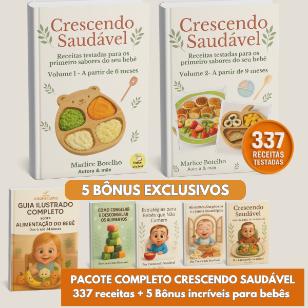 Guia Completo: O E-book Receitas para Bebês Crescendo Saudável é a Solução Ideal para a Introdução Alimentar?