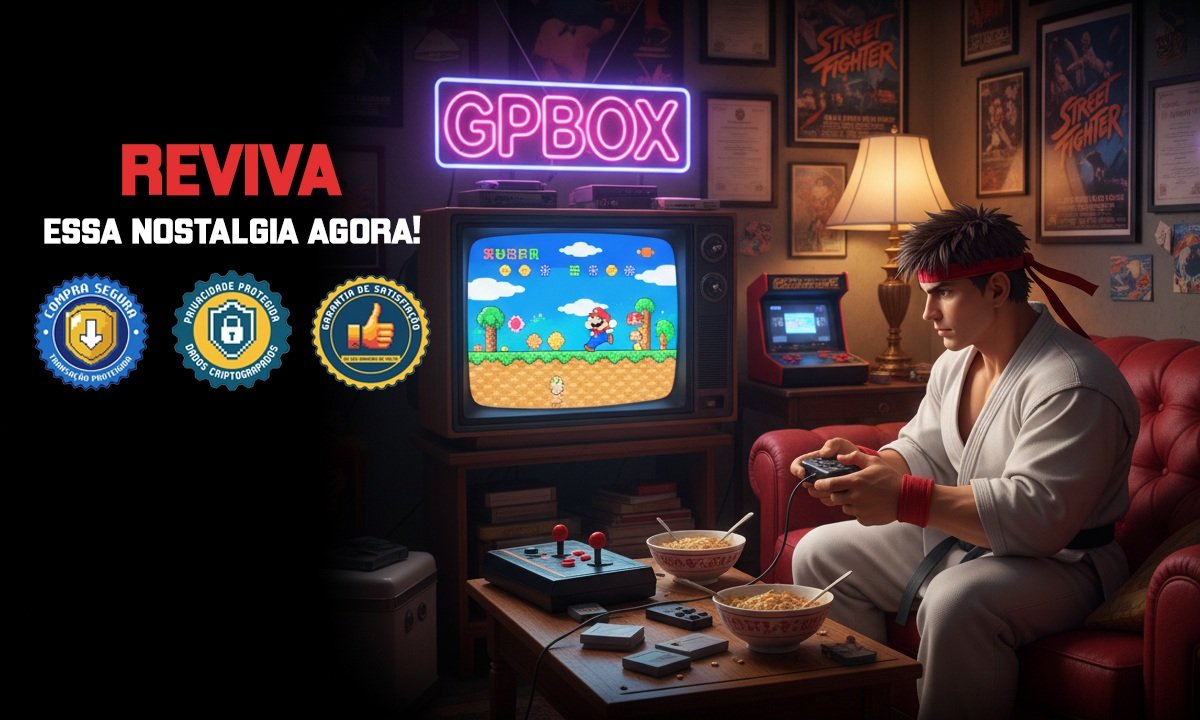 GPBOX: A Biblioteca Definitiva de Jogos Retrô – Tudo o que Você Precisa Saber e Link Oficial de Compra CURSOSS