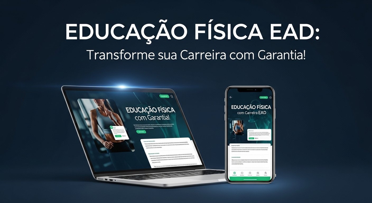 Educação Física EAD: Transforme sua Carreira com Garantia! CURSOSS