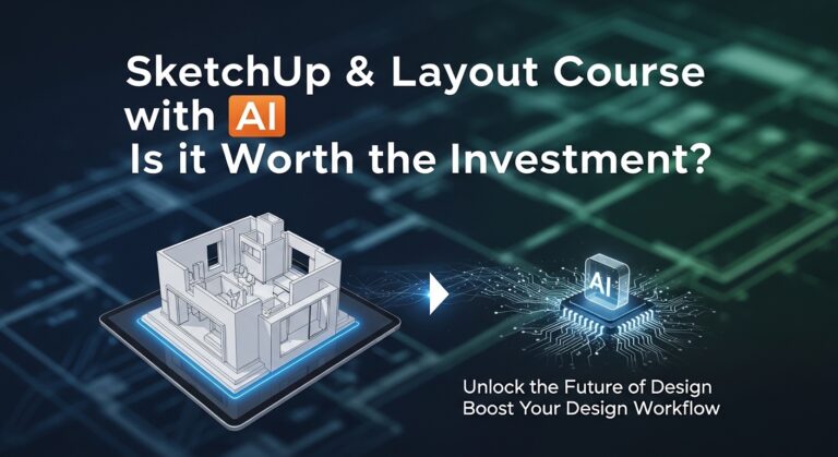 Curso Sketchup e Layout com IA: Vale o Investimento