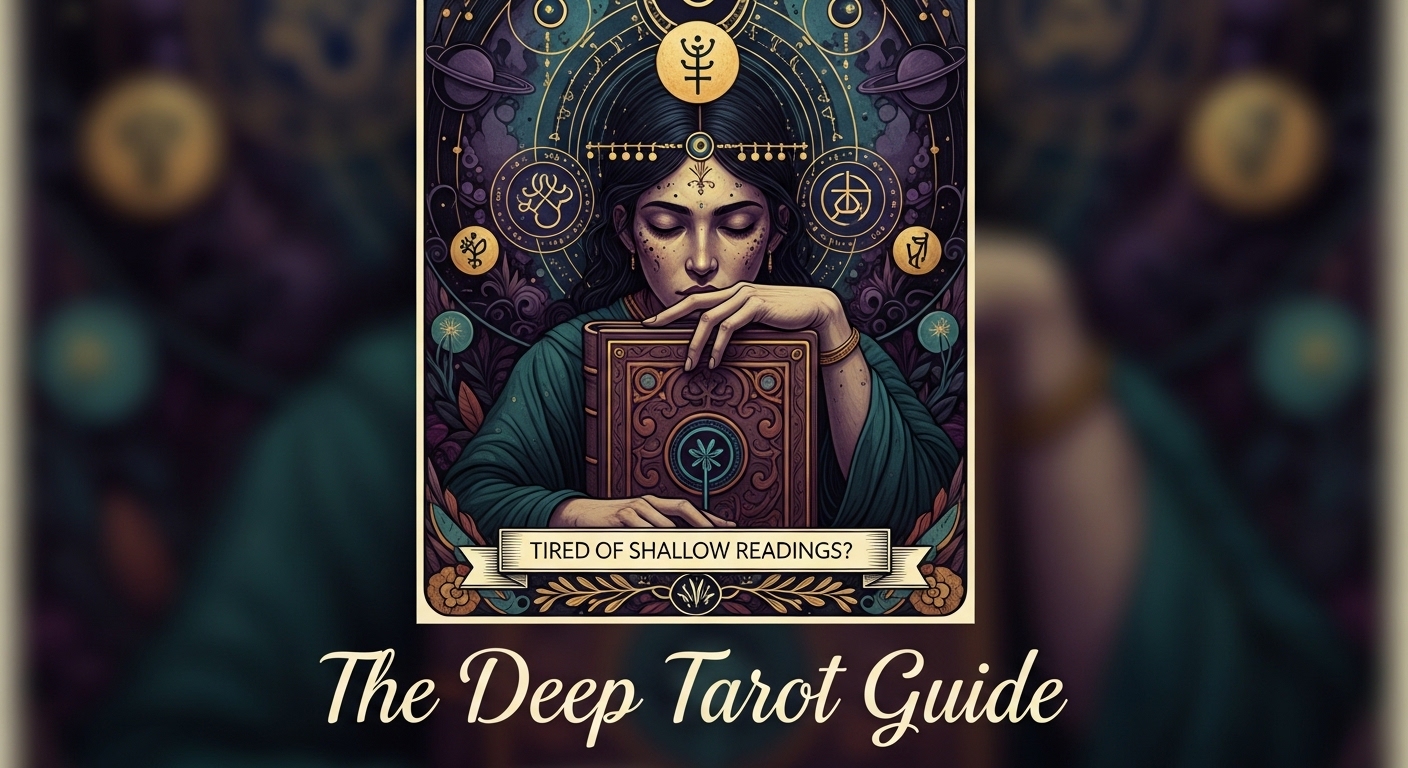 Cansado de leituras rasas? O Guia do Tarot Profundo CURSOSS