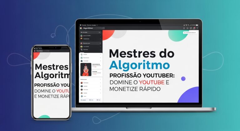 Mestres do Algoritmo | Profissão Youtuber: Domine o YouTube e Monetize Rápido