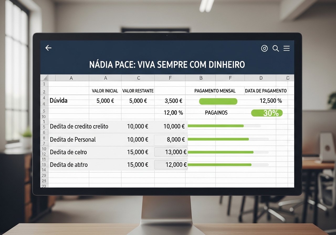 Nádia Pace dívida salário apertado método saída prática economia até 95% CURSOSS