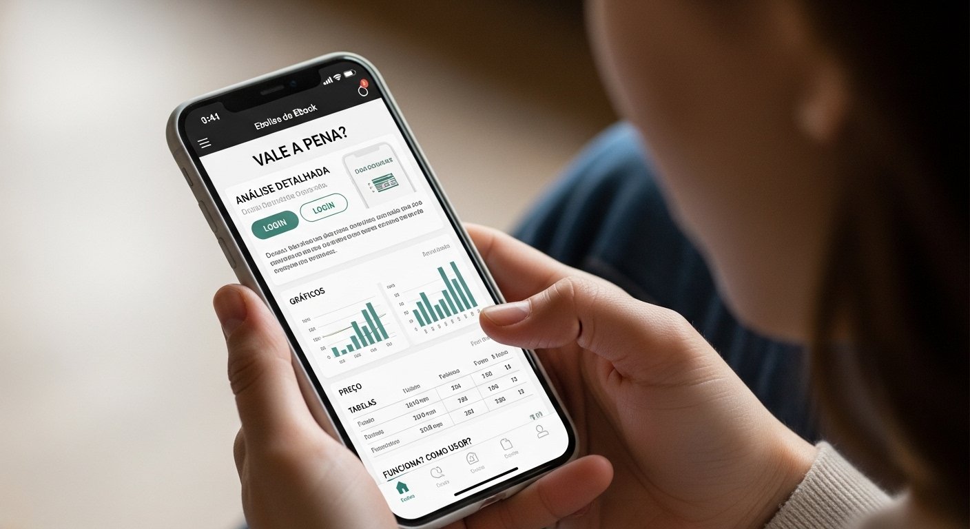 Ilustração de um espaço digital mostrando um canal do YouTube com ferramentas de IA, gráficos algorítmicos, um ícone de cadeado luminoso para login oficial e um ícone de download vermelho com sinal de alerta, representando o curso Mestres do Algoritmo de Caio Ferreira.