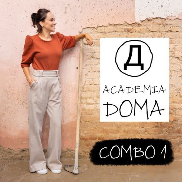 Academia Doma Arquitetura com Patricia Pomerantzeff em um escritório moderno ensinando sobre arquitetura, projetos e gestão de negócios.