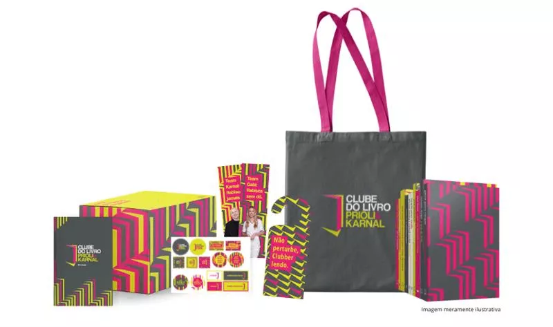 Box Clube do Livro 2026 com livros e brindes