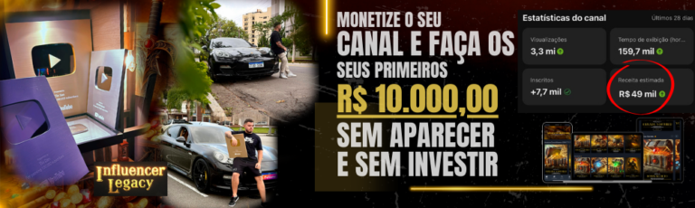 Tio San ensinando estratégias de monetização no YouTube para garantir R$10.000 em Adsense, com foco em consistência e não em resultados rápidos
