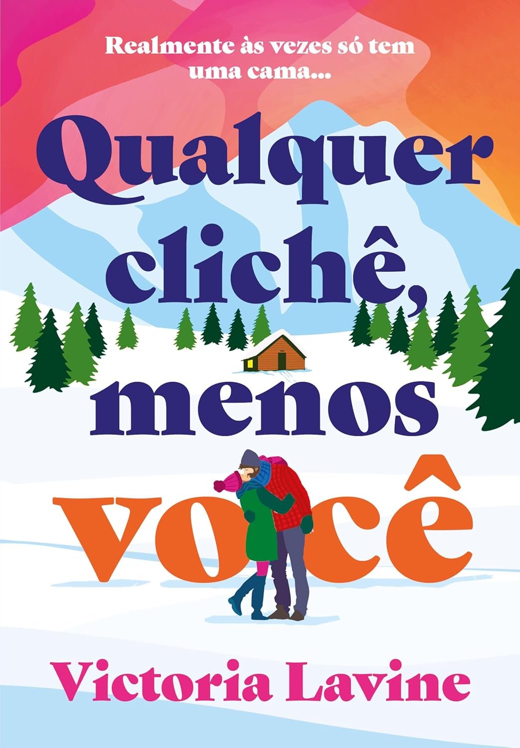 Uma mulher salva-se de um alce nos braços de um médico no Alasca, cena de romance e perigo.
